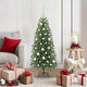 Vidaxx sapin de Noël artificiel avec 150 LED avec standard vert 120 cm PE et PVC