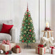 Vidaxx sapin de Noël artificiel avec 150 LED avec standard vert 120 cm PE et PVC