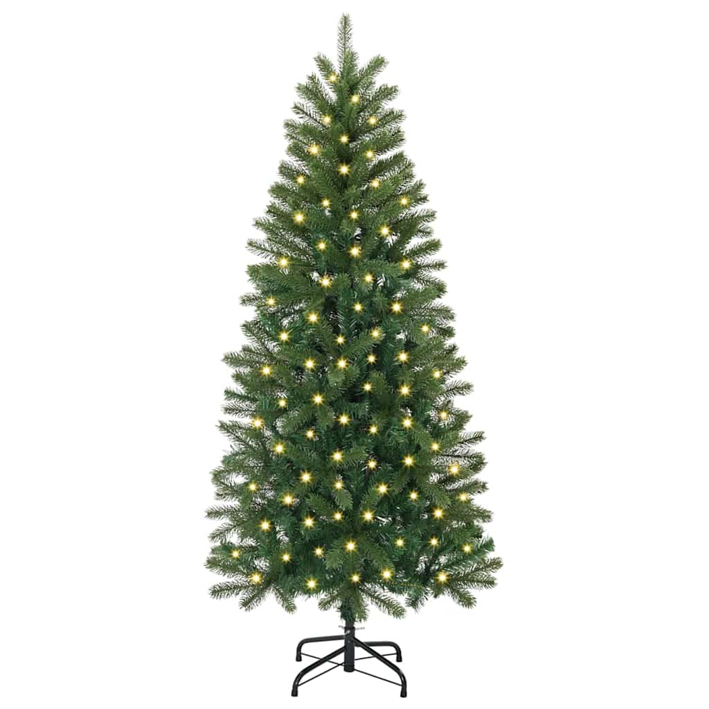Vidaxx sapin de Noël artificiel avec 150 LED avec standard vert 150 cm PE et PVC