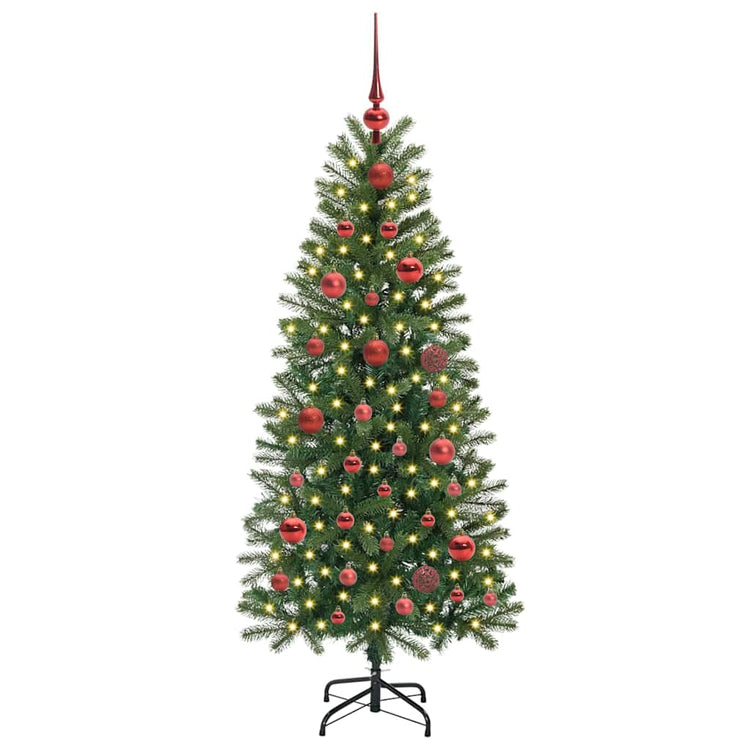 Vidaxx sapin de Noël artificiel avec 150 LED avec standard vert 150 cm PE et PVC