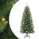 Vidaxx sapin de Noël artificiel avec 150 LED avec standard vert 150 cm PE et PVC