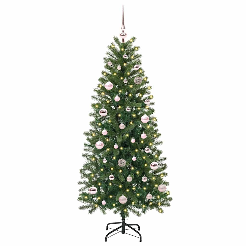 Vidaxx sapin de Noël artificiel avec 150 LED avec standard vert 150 cm PE et PVC