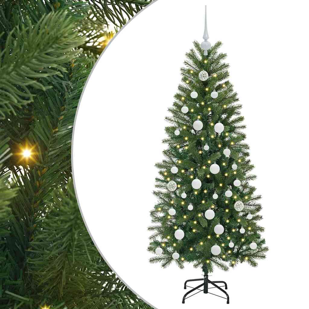 Vidaxx sapin de Noël artificiel avec 150 LED avec standard vert 150 cm PE et PVC