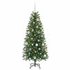 Vidaxx sapin de Noël artificiel avec 150 LED avec standard vert 150 cm PE et PVC