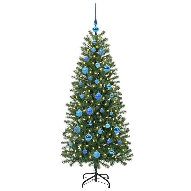 Vidaxx sapin de Noël artificiel avec 150 LED avec standard vert 150 cm PE et PVC