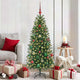 Vidaxx sapin de Noël artificiel avec 150 LED avec standard vert 150 cm PE et PVC