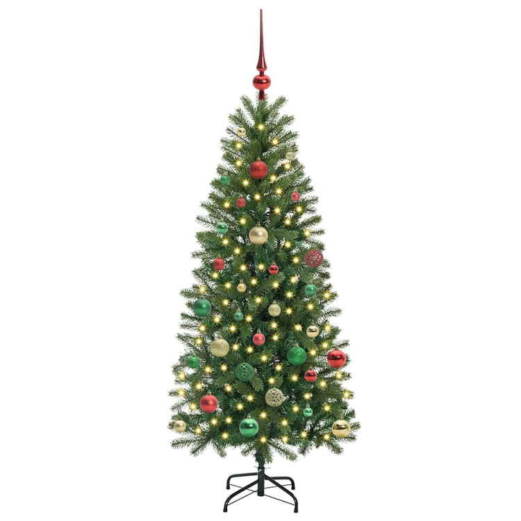 Vidaxx sapin de Noël artificiel avec 150 LED avec standard vert 150 cm PE et PVC