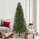 Vidaxx sapin de Noël artificiel avec 300 LED avec standard vert 180 cm PE et PVC