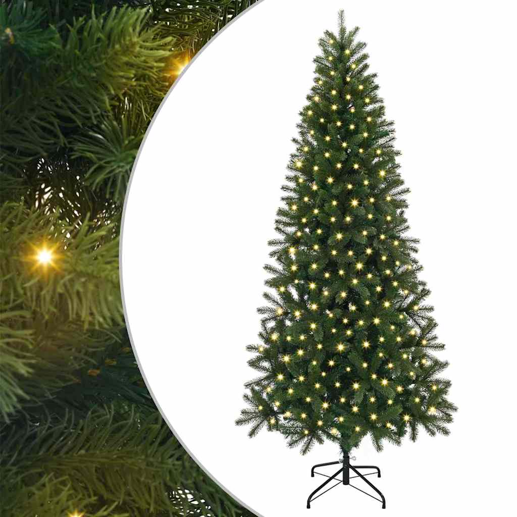 Vidaxx sapin de Noël artificiel avec 300 LED avec standard vert 180 cm PE et PVC