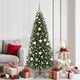 Vidaxx sapin de Noël artificiel avec 300 LED avec standard vert 180 cm PE et PVC