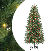 Vidaxx sapin de Noël artificiel avec 300 LED avec standard vert 180 cm PE et PVC - afbeelding 2