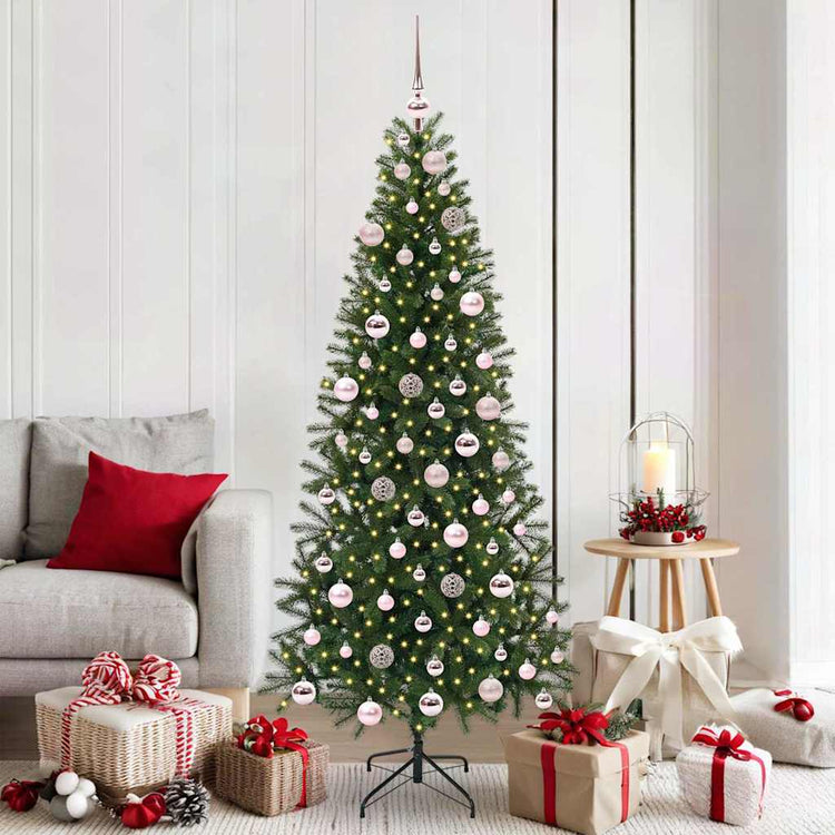 Vidaxx sapin de Noël artificiel avec 300 LED avec standard vert 180 cm PE et PVC