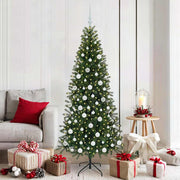 Vidaxx sapin de Noël artificiel avec 300 LED avec standard vert 180 cm PE et PVC - afbeelding 1