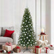 Vidaxx sapin de Noël artificiel avec 300 LED avec standard vert 180 cm PE et PVC