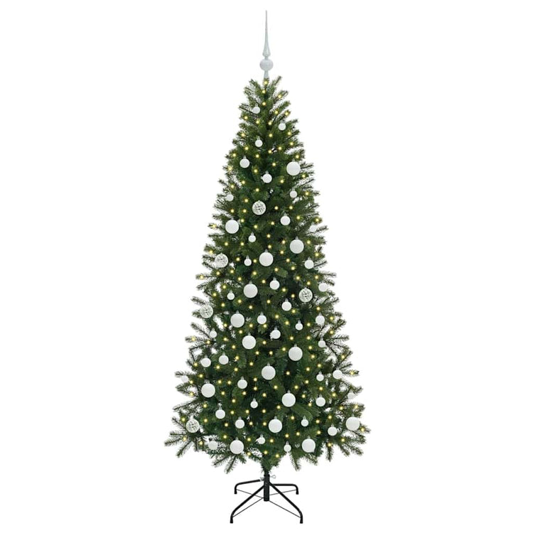 Vidaxx sapin de Noël artificiel avec 300 LED avec standard vert 180 cm PE et PVC