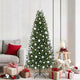 Vidaxx sapin de Noël artificiel avec 300 LED avec standard vert 180 cm PE et PVC