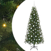 Vidaxx sapin de Noël artificiel avec 300 LED avec standard vert 180 cm PE et PVC - afbeelding 2