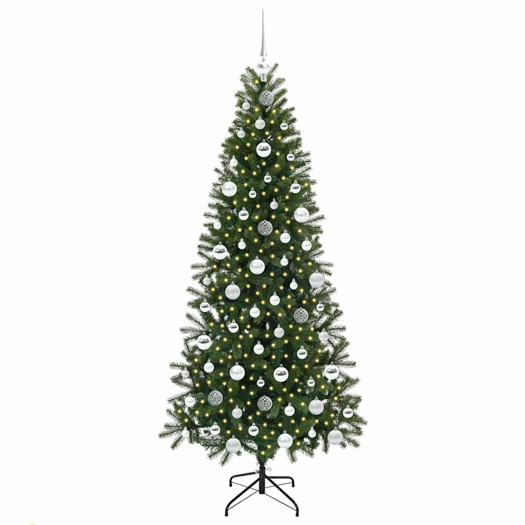 Vidaxx sapin de Noël artificiel avec 300 LED avec standard vert 180 cm PE et PVC