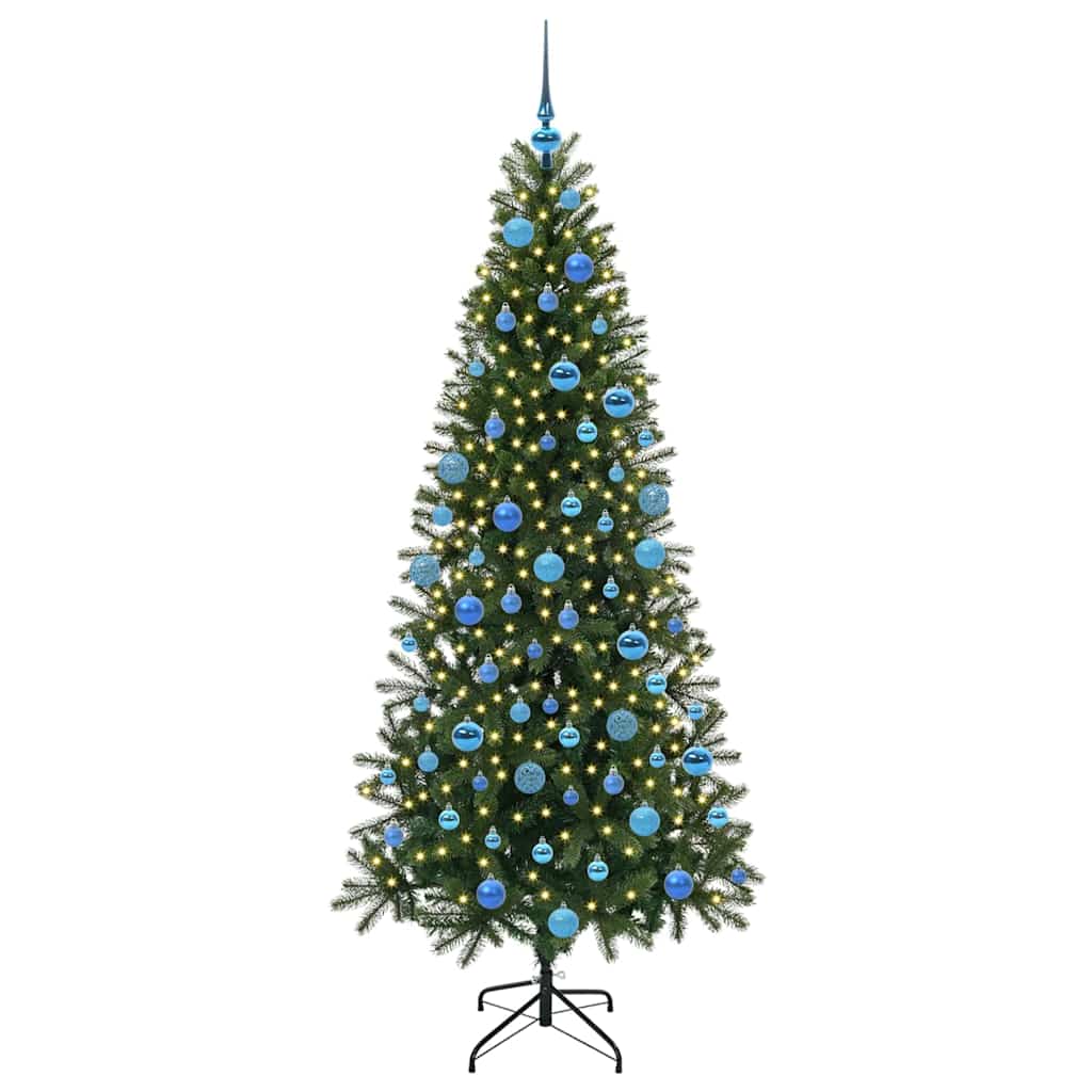 Vidaxx sapin de Noël artificiel avec 300 LED avec standard vert 180 cm PE et PVC