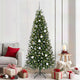 Vidaxx sapin de Noël artificiel avec 300 LED avec standard vert 210 cm PE et PVC