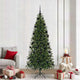 Vidaxx sapin de Noël artificiel avec 300 LED avec standard vert 210 cm PE et PVC