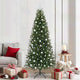 Vidaxx sapin de Noël artificiel avec 300 LED avec standard vert 210 cm PE et PVC