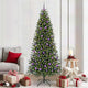 Vidaxx sapin de Noël artificiel avec 300 LED avec standard vert 210 cm PE et PVC