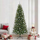 Vidaxx sapin de Noël artificiel avec 300 LED avec standard vert 240 cm PE et PVC