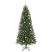 Vidaxx sapin de Noël artificiel avec 300 LED avec standard vert 240 cm PE et PVC - afbeelding 3