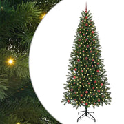 Vidaxx sapin de Noël artificiel avec 300 LED avec standard vert 240 cm PE et PVC - afbeelding 2