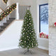 Vidaxx sapin de Noël artificiel avec 300 LED avec standard vert 240 cm PE et PVC