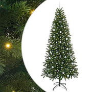 Vidaxx sapin de Noël artificiel avec 300 LED avec standard vert 240 cm PE et PVC - afbeelding 2