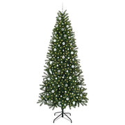 Vidaxx sapin de Noël artificiel avec 300 LED avec standard vert 240 cm PE et PVC - afbeelding 3