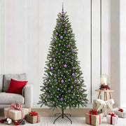 Vidaxx sapin de Noël artificiel avec 300 LED avec standard vert 240 cm PE et PVC - afbeelding 1