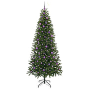 Vidaxx sapin de Noël artificiel avec 300 LED avec standard vert 240 cm PE et PVC - afbeelding 3