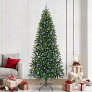 Vidaxx sapin de Noël artificiel avec 300 LED avec standard vert 240 cm PE et PVC - afbeelding 1