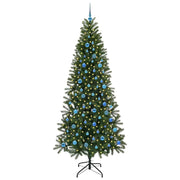 Vidaxx sapin de Noël artificiel avec 300 LED avec standard vert 240 cm PE et PVC - afbeelding 3