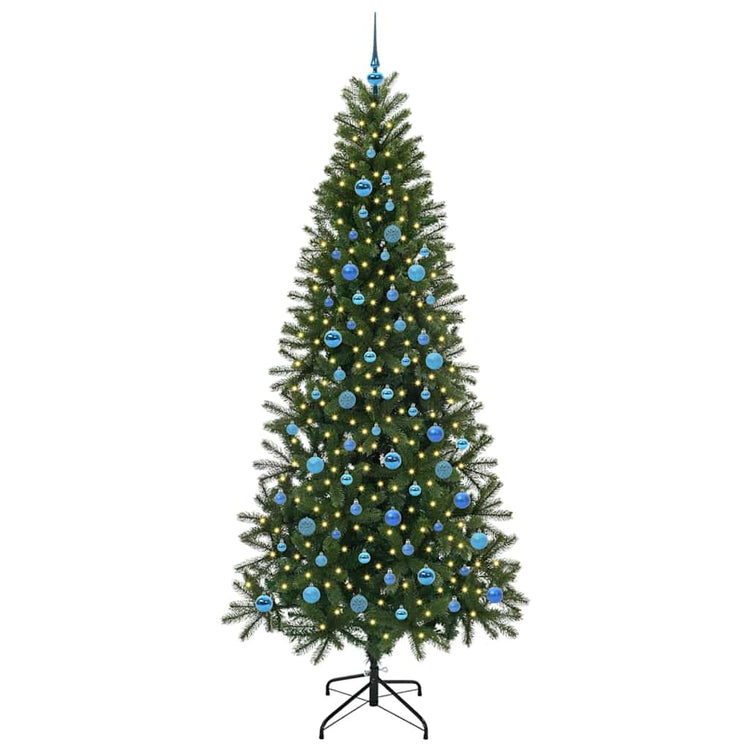 Vidaxx sapin de Noël artificiel avec 300 LED avec standard vert 240 cm PE et PVC
