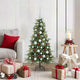 Vidaxx sapin de Noël artificiel pliable vert 120 cm PE et PVC