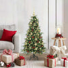 Vidaxx sapin de Noël artificiel pliable vert 120 cm PE et PVC