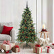 Vidaxx sapin de Noël artificiel pliant vert 150 cm PE et PVC