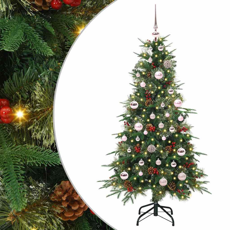 Vidaxx sapin de Noël artificiel pliant vert 150 cm PE et PVC