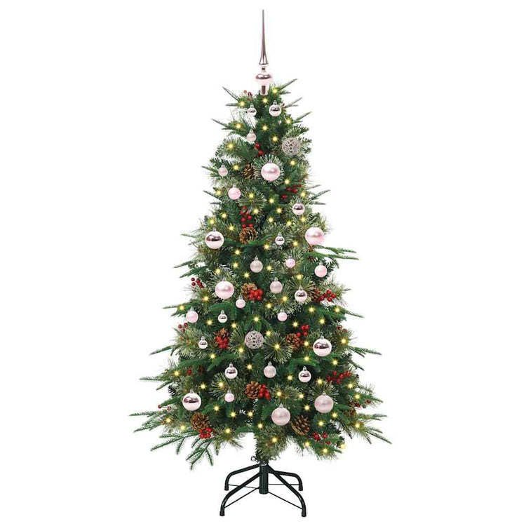Vidaxx sapin de Noël artificiel pliant vert 150 cm PE et PVC