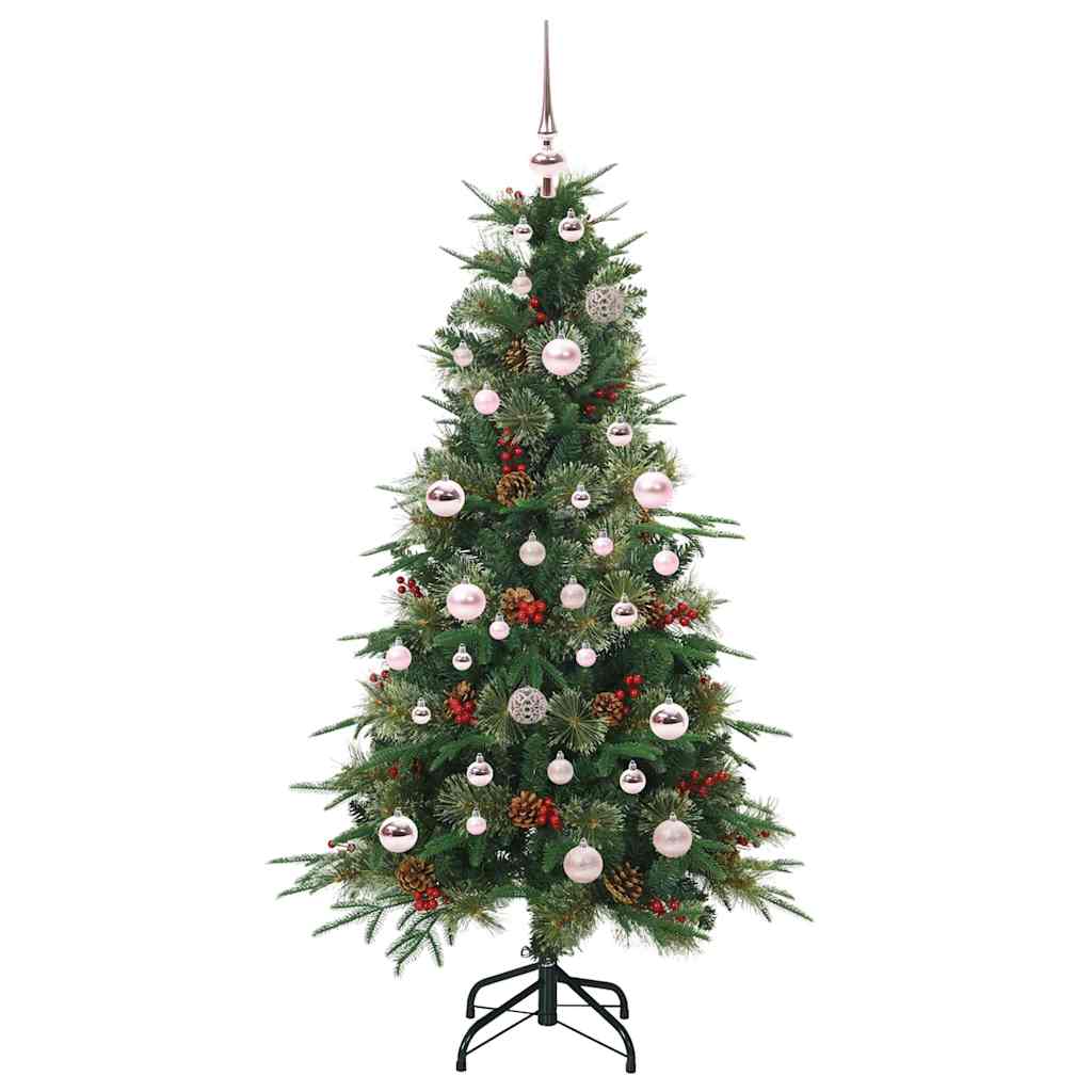 Vidaxx sapin de Noël artificiel pliant vert 150 cm PE et PVC