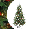 Vidaxx sapin de Noël artificiel pliant vert 150 cm PE et PVC