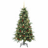 Vidaxx sapin de Noël artificiel pliant vert 150 cm PE et PVC