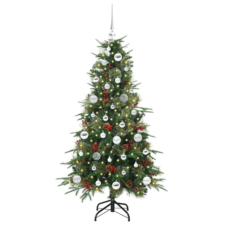 Vidaxx sapin de Noël artificiel pliant vert 150 cm PE et PVC