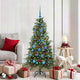 Vidaxx sapin de Noël artificiel pliant vert 150 cm PE et PVC