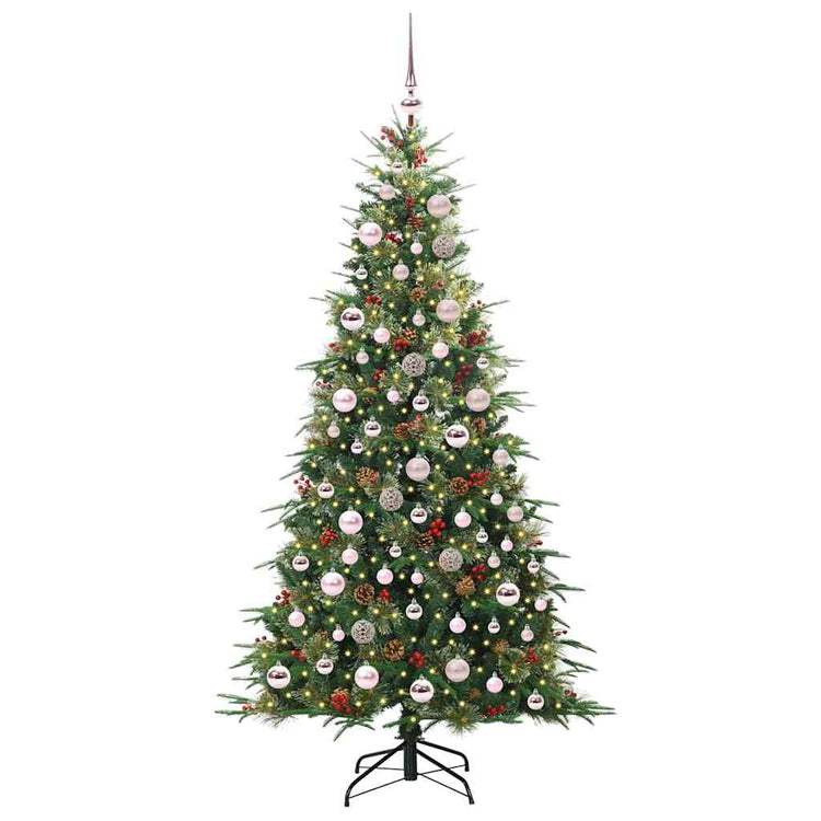 Vidaxx sapin de Noël artificiel pliant vert 180 cm PE et PVC