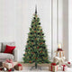 Vidaxx sapin de Noël artificiel pliant vert 210 cm PE et PVC